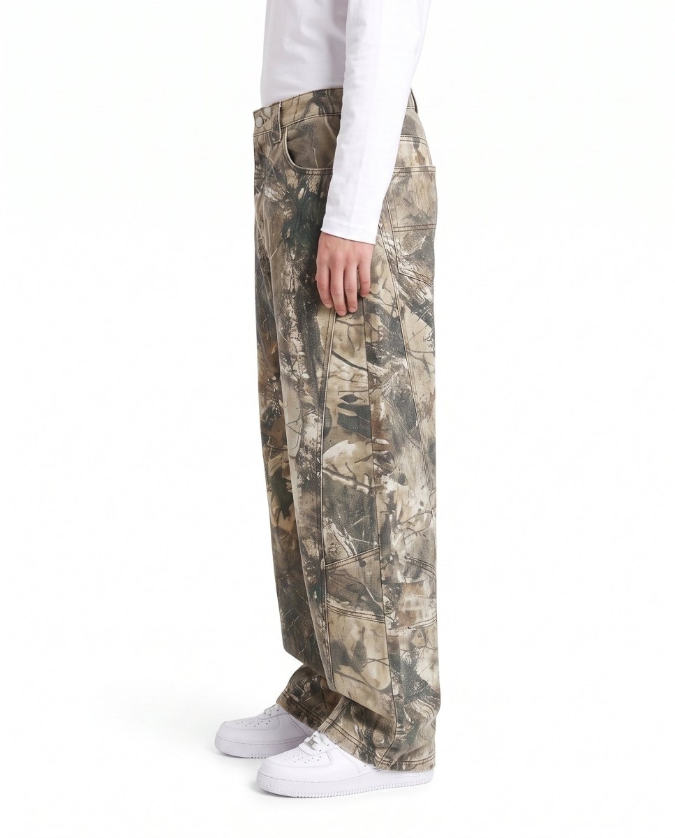 Camo Wide Pants na3008