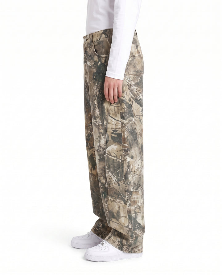 Camo Wide Pants na3008