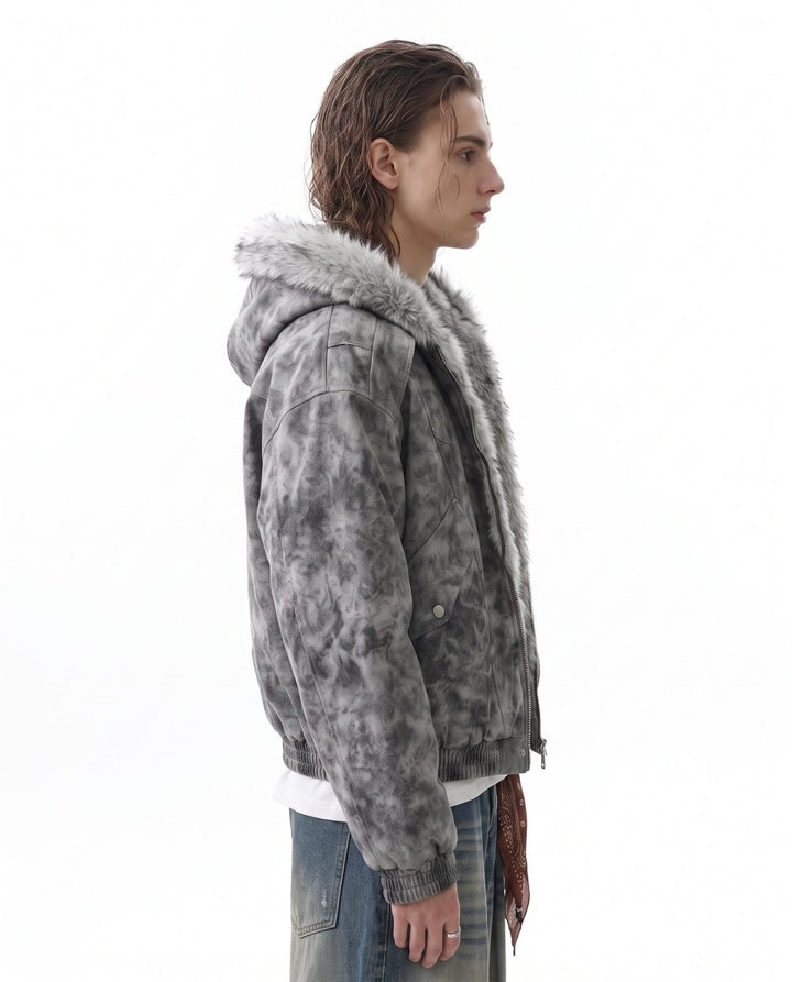 Fur Hooded Jacket na3067