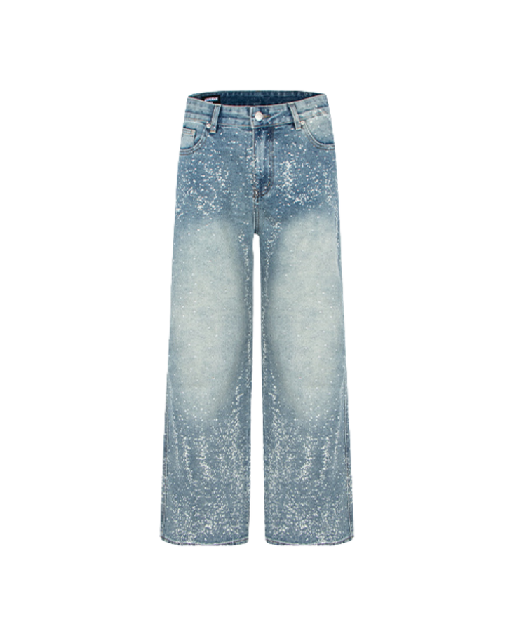 [BLANKIN] Grain Washed Wide Jeans na2281