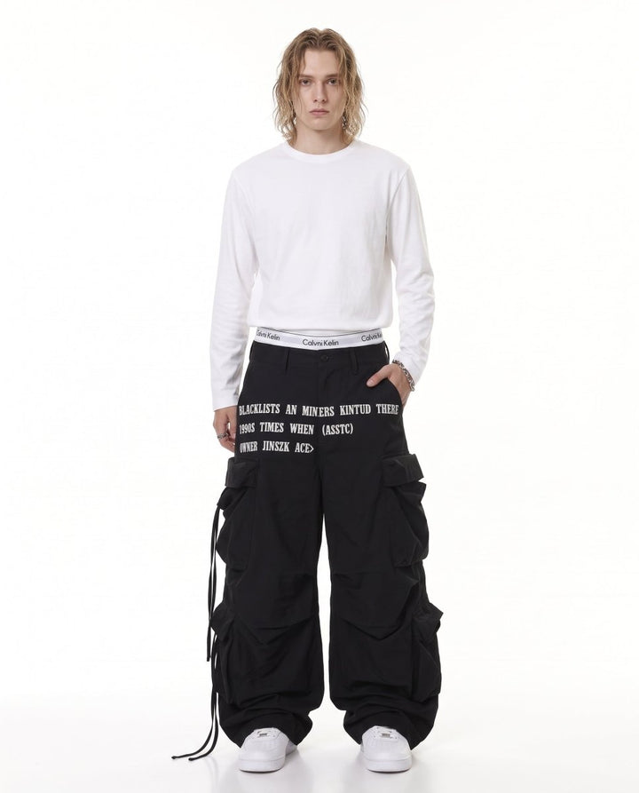 Wide Cargo Pants na3229