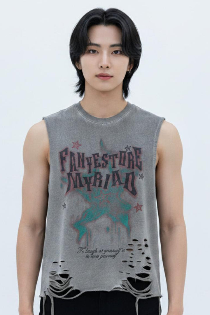 Sleeveless T-shirt  na2616