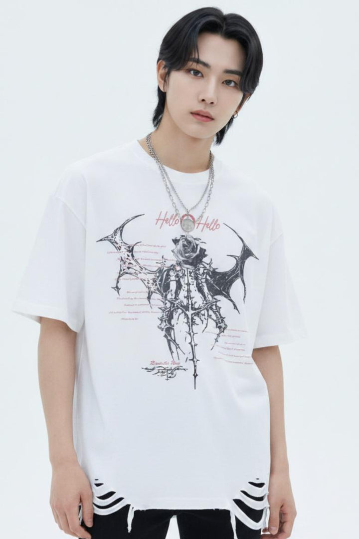 Ripped T-shirt  na2606
