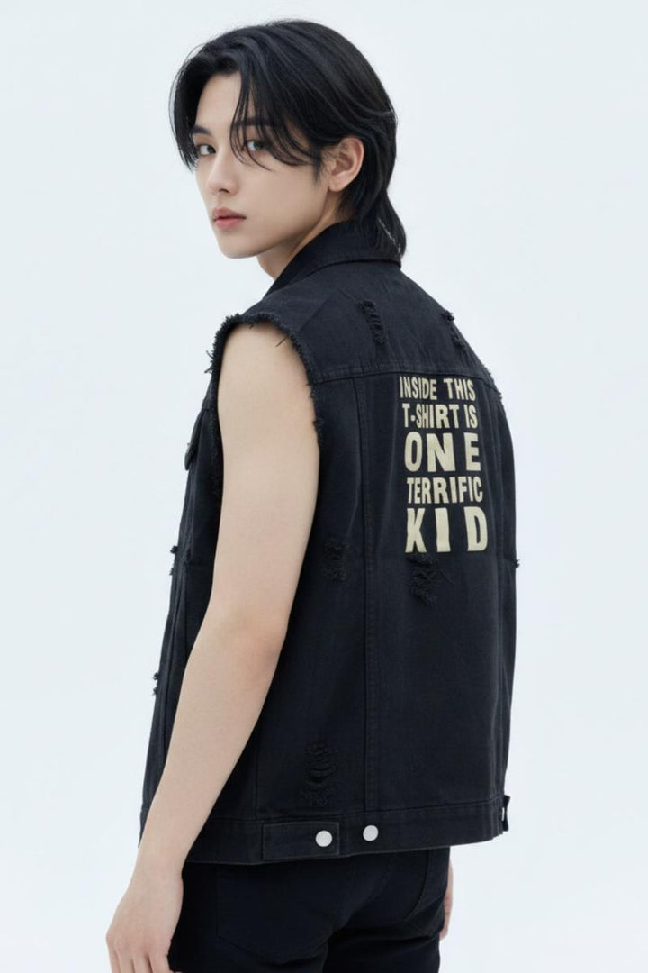 Denim Vest  na2618