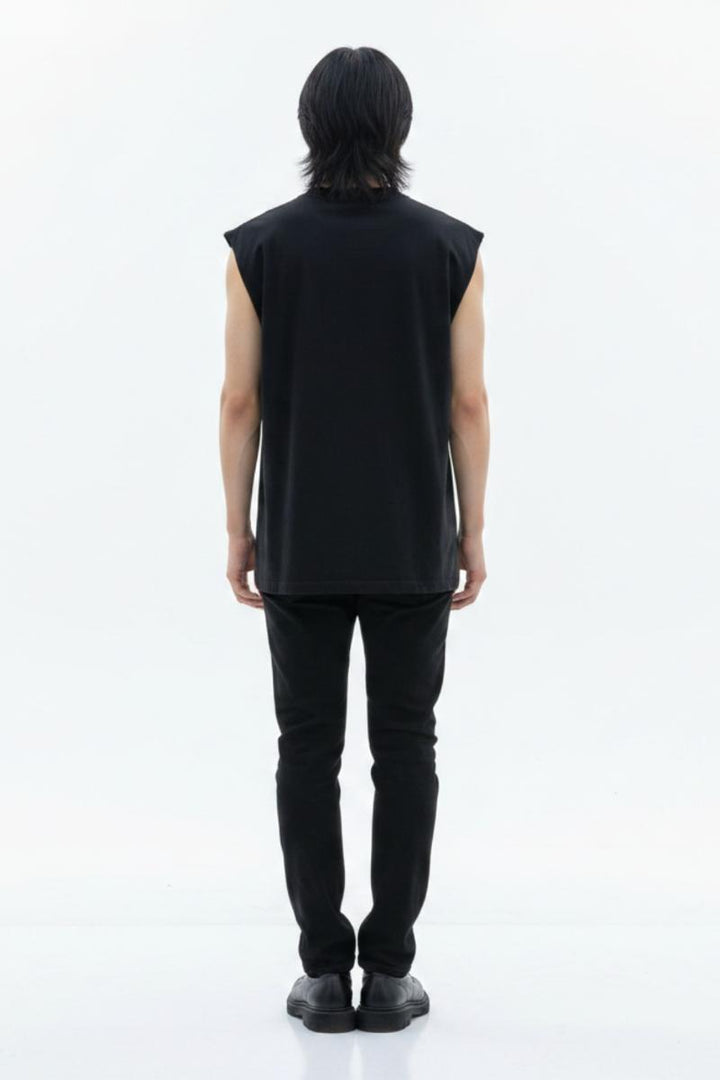 Graphic Sleeveless Tee  na2565