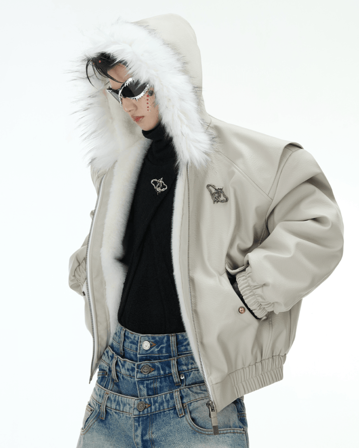 [ArguE CulturE] Shadow Glacier Fur Bomber na2257