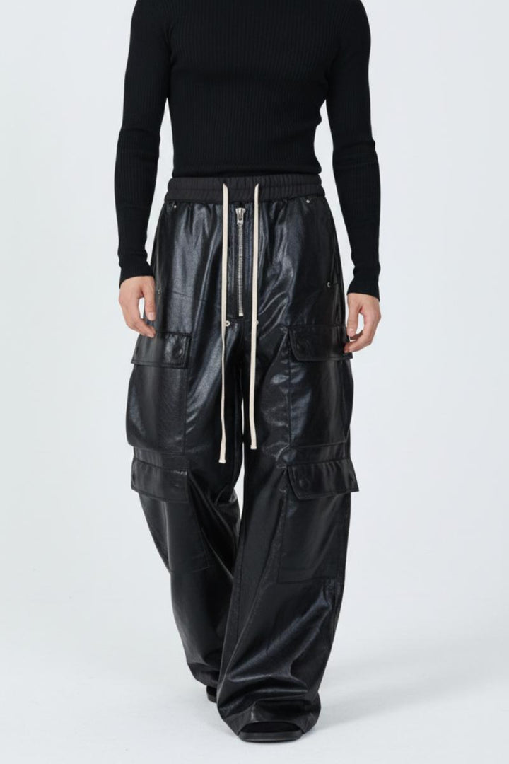 Shiny Cargo Pants  na2506