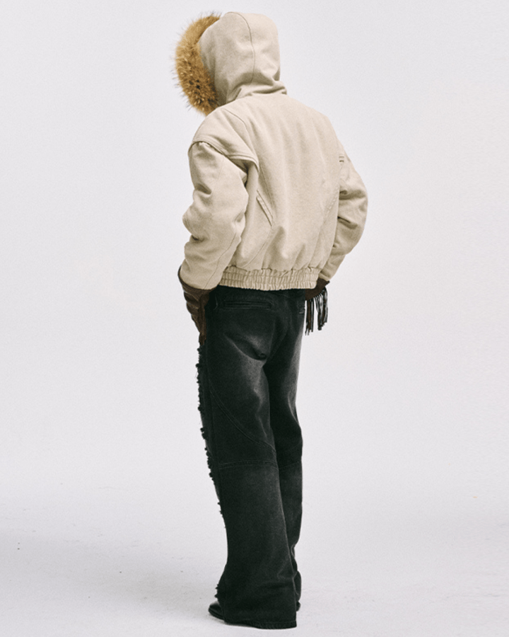 Shadow Fur Hybrid Jacket na2243 