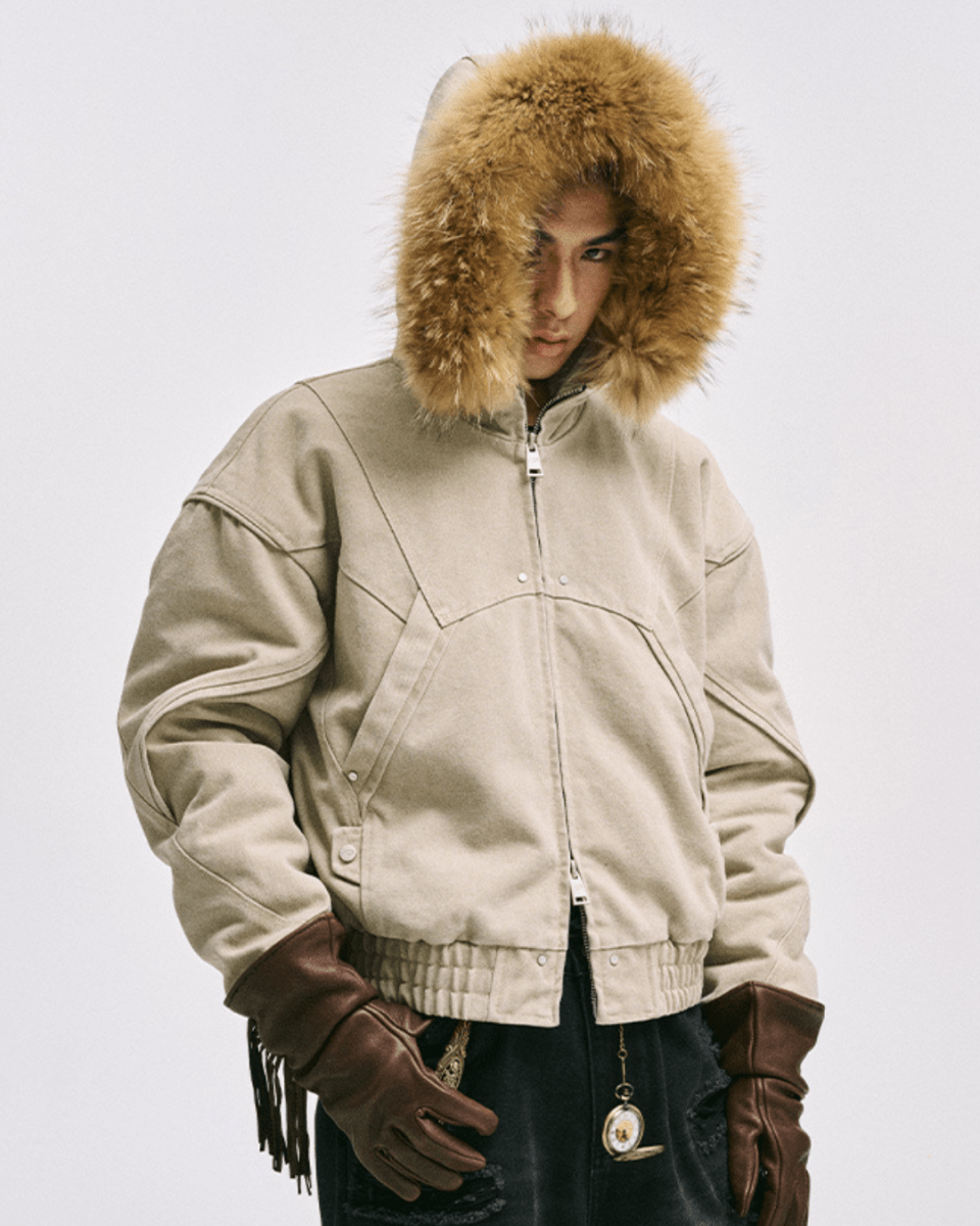 Shadow Fur Hybrid Jacket na2243 