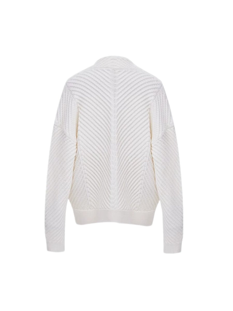 [CultureE] loose V-neck sweater na1531