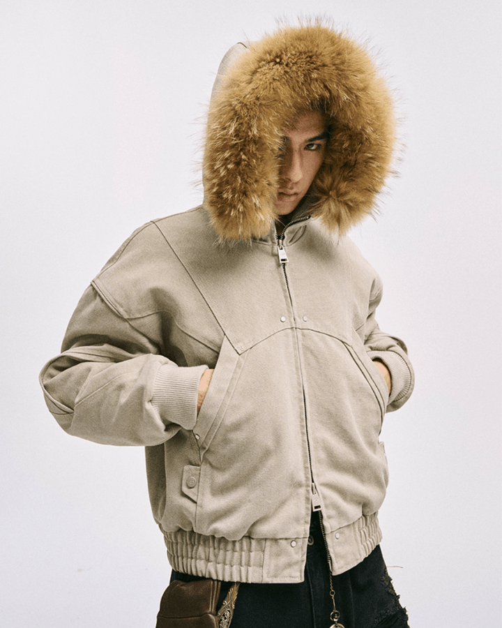 Shadow Fur Hybrid Jacket na2243 