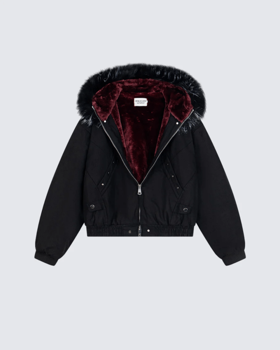 Shadow Fur Hybrid Jacket na2243 