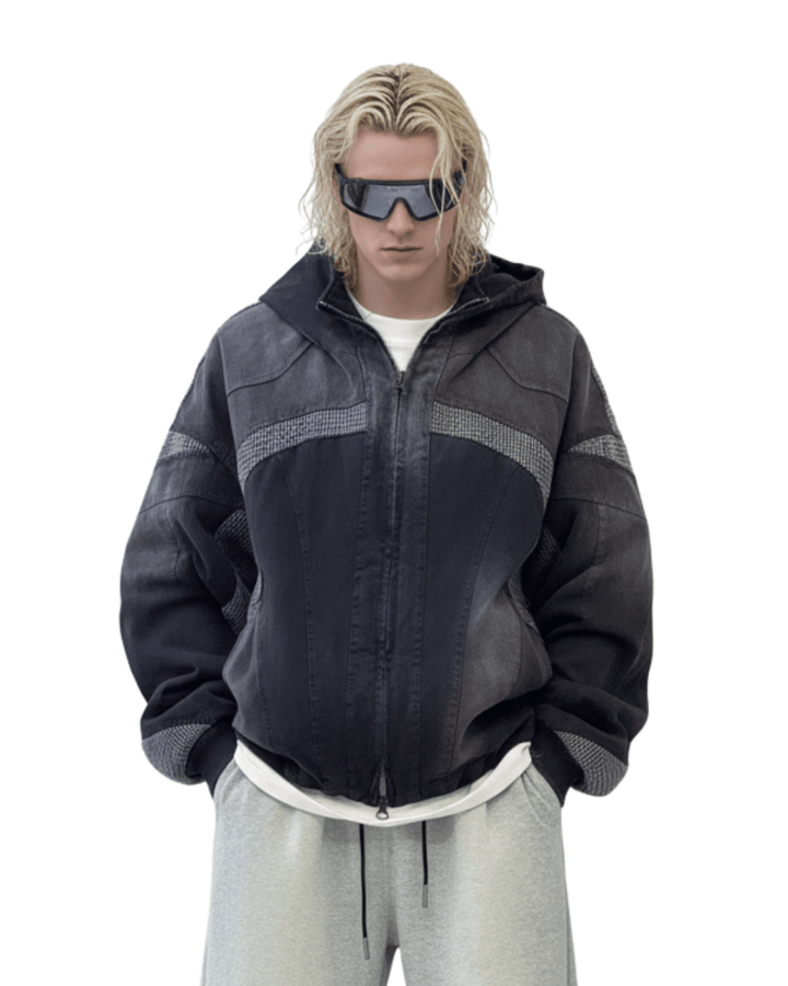 Nanostudio Vintage Wash Military Hooded Blouson (na2201)