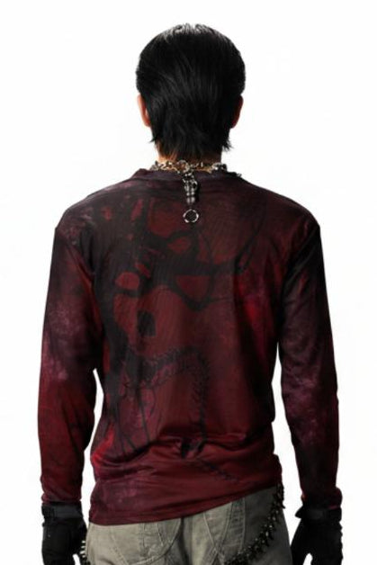 Graphic Long-sleeve Top  na2551