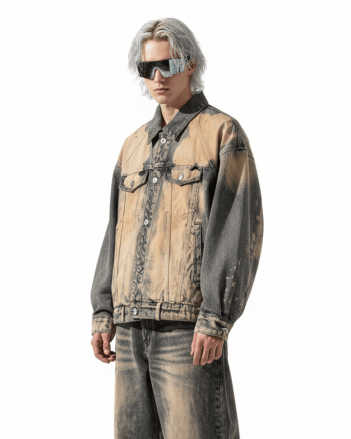 Nanostudio Bleach Gradient Denim Jacket (na2202)