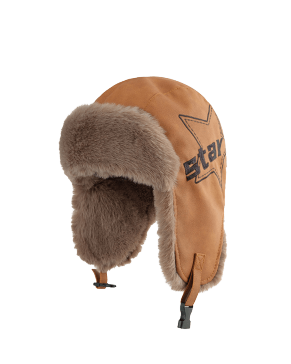 Star Fur Aviator Hat na2247