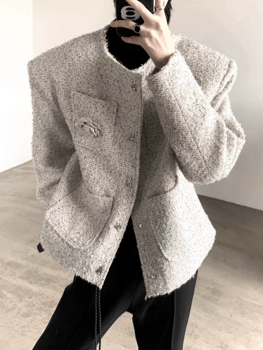 [AutumnWind] Tweed Rose Jacket na1764