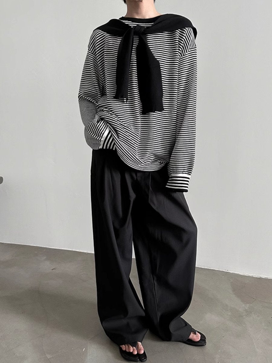 【GENESISBOY】striped knit  na1337