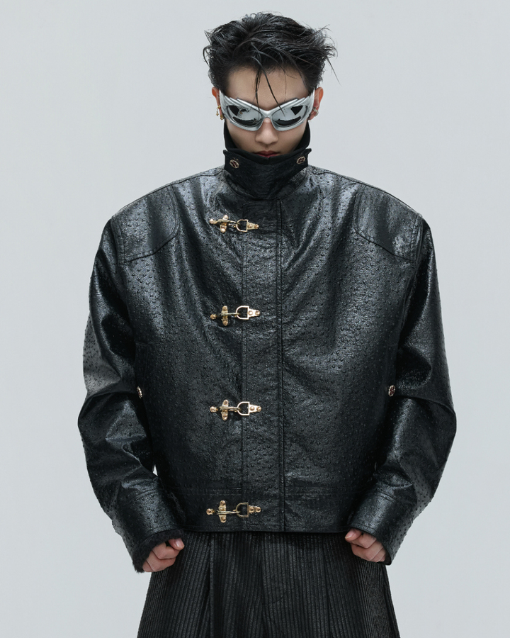 [ArguE CulturE] Dark Gate Metal Leather na2275