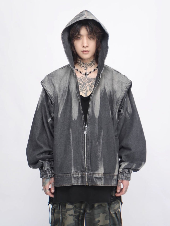 【Mz】Heavyweight zipper hooded na1377