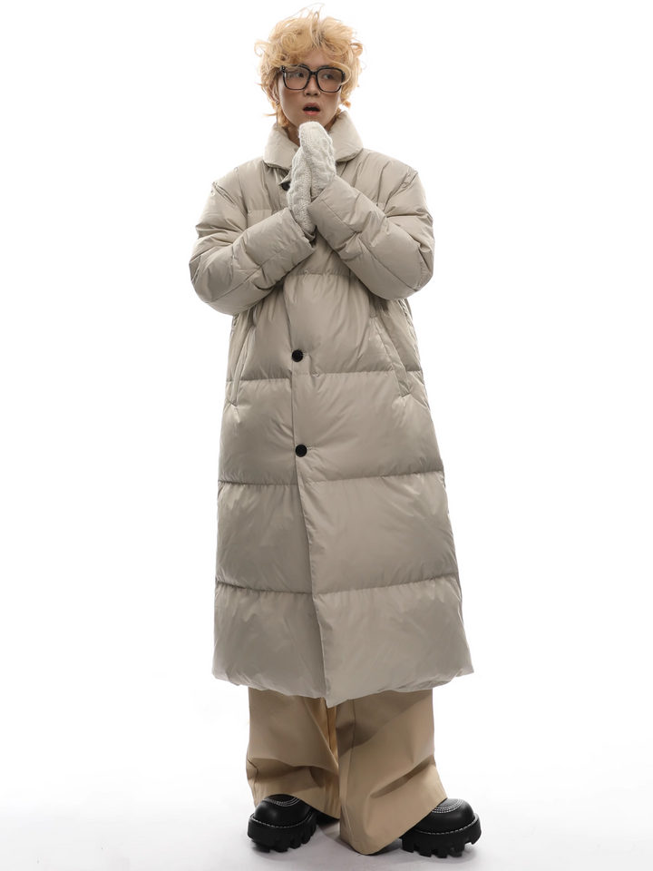 【FUTUREBOY】knee-length down jacket  na1716