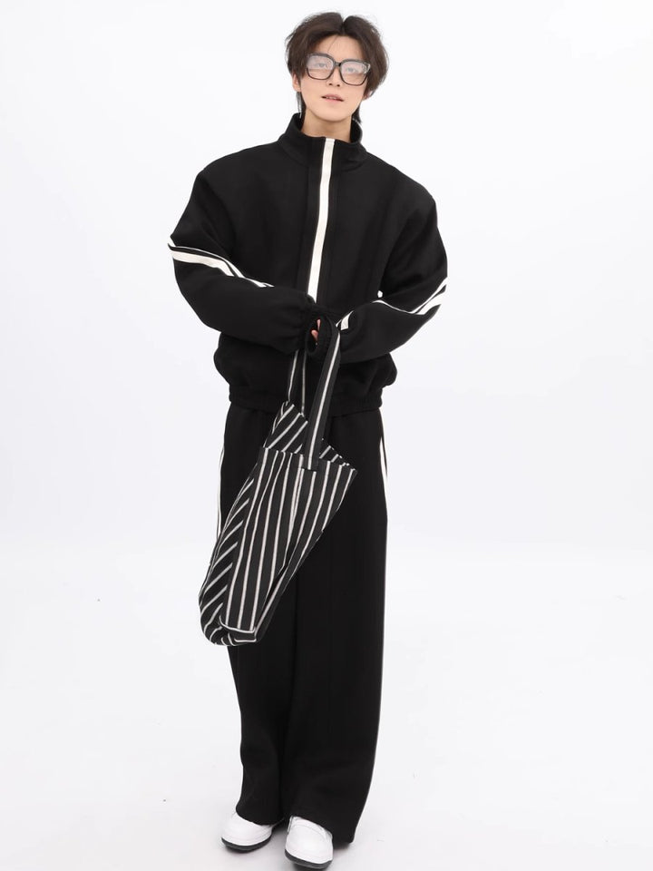 [FUTUREBOY] Korean stripes two-piece set na1711