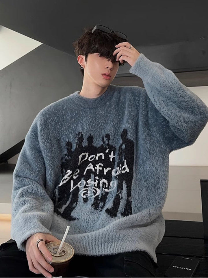 【JH HOMME】mink wool knit na1559