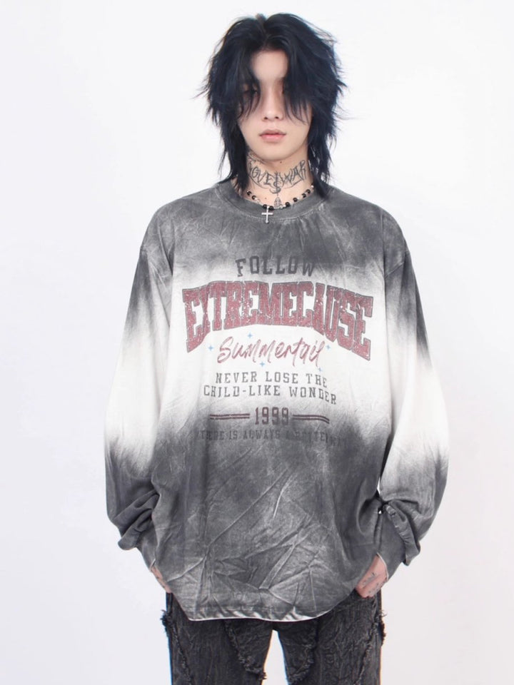 【Mz】high street long-sleeved T-shirt na1376