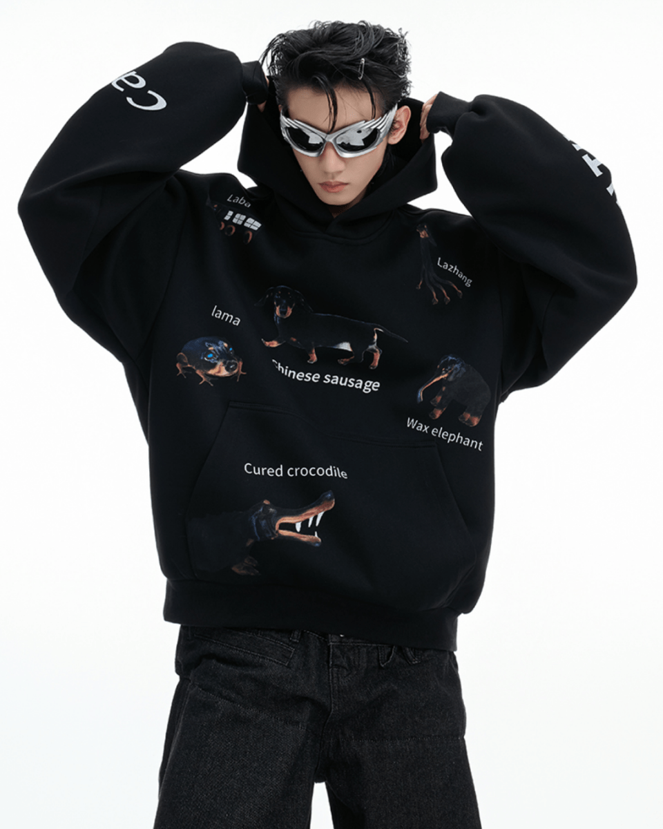 [ArguE CulturE] Stickers Hoodie na2169