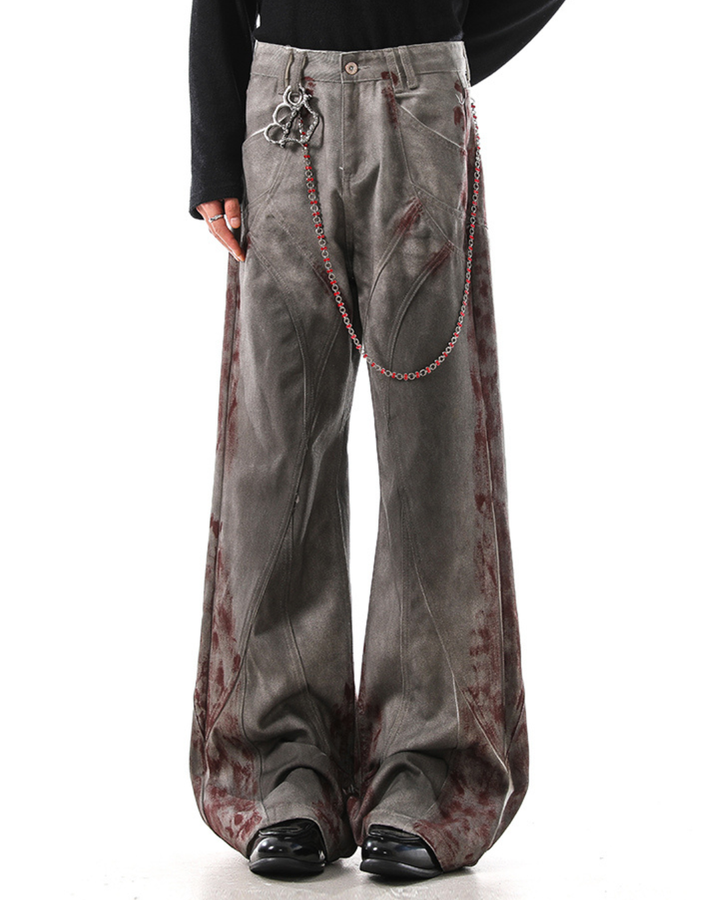 [BLANKIN] Ash Scar Wide Pants na2278