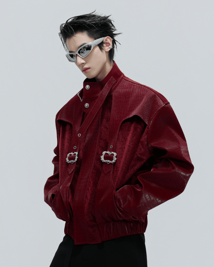 [ArguE CulturE] Crimson Royale Croc Jacket 2259