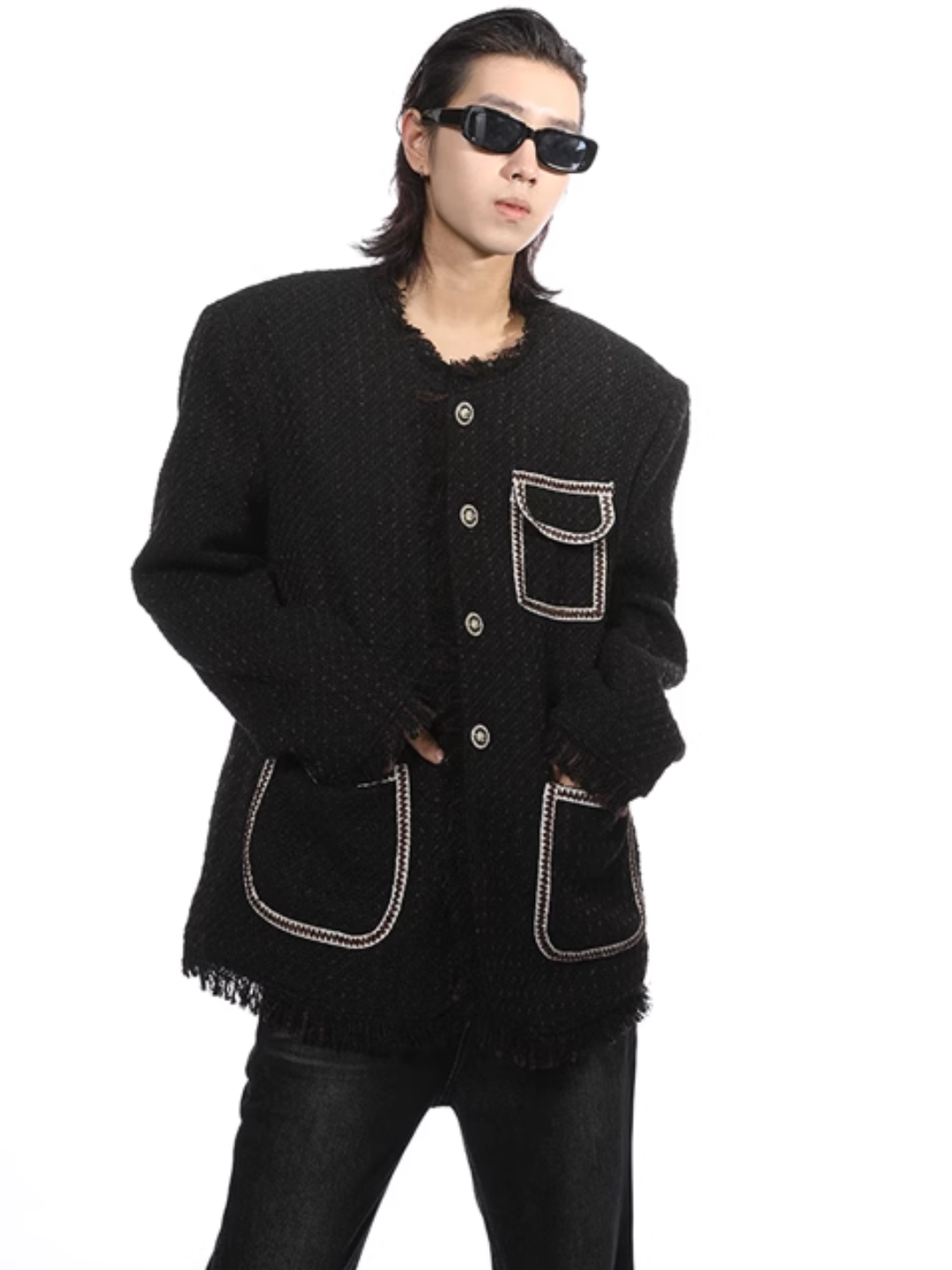 【FUTUREBOY】Tweed Jacket  na1706