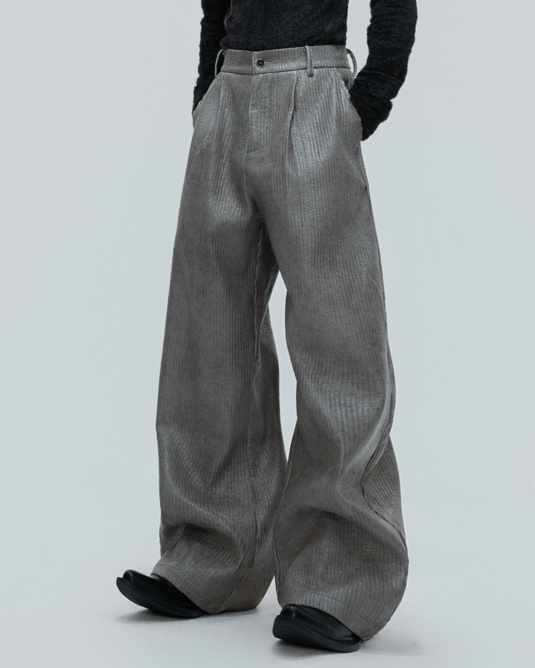 [ArguE CulturE] Shadow Sheen Wide Trousers na2269