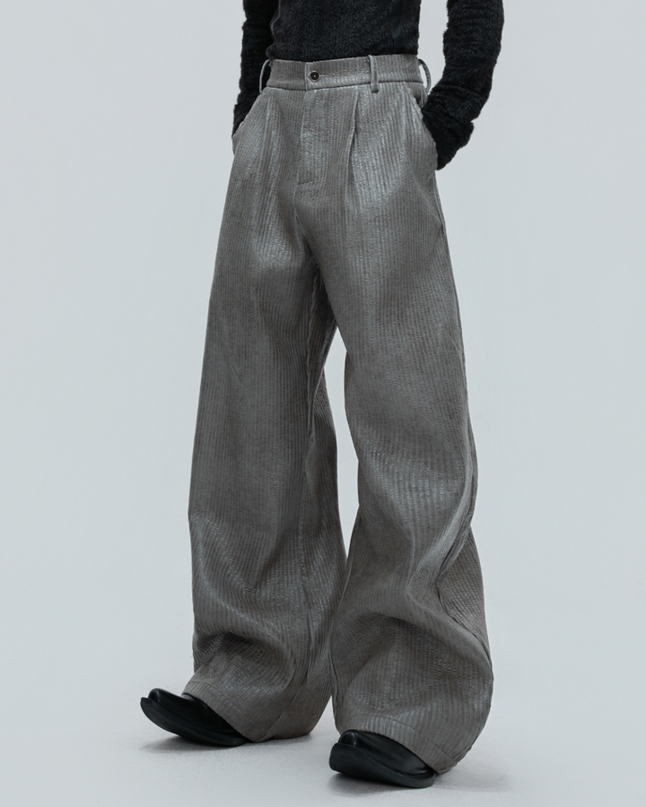 [ArguE CulturE] Shadow Sheen Wide Trousers na2269