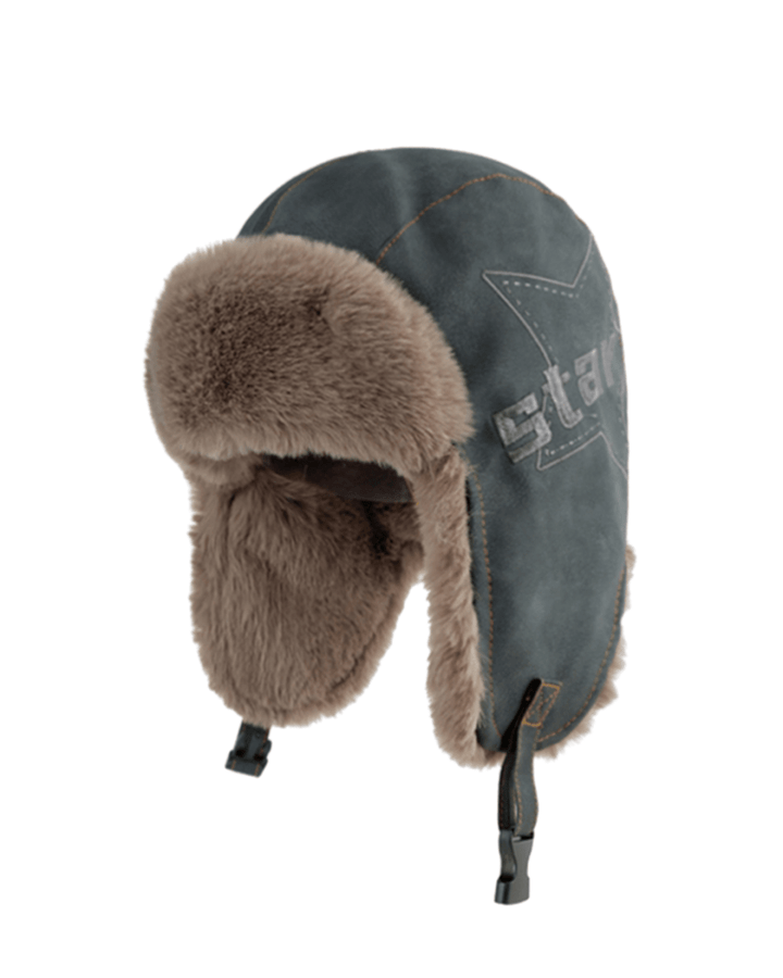 Star Fur Aviator Hat na2247