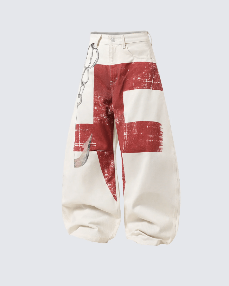 Red Cross Art Denim na2248