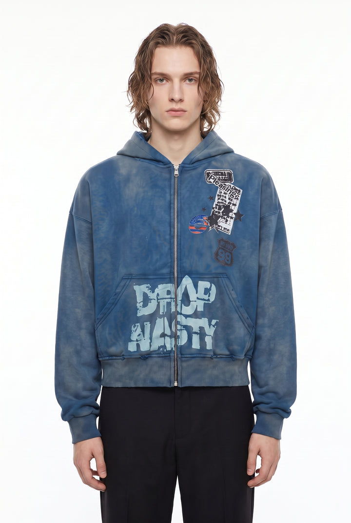 Graphic Washed Hoodie na2812
