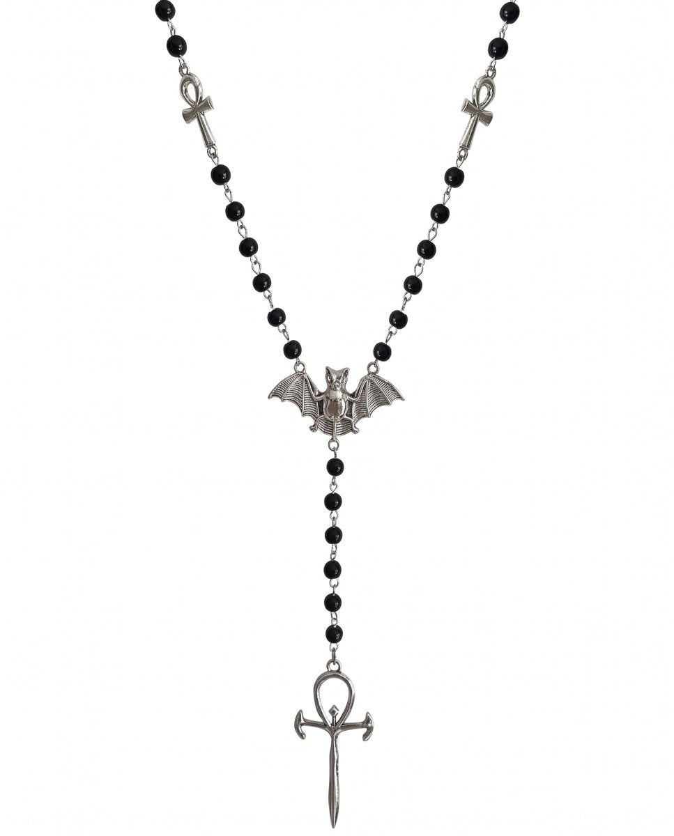 Bat Rosary Necklace na2934