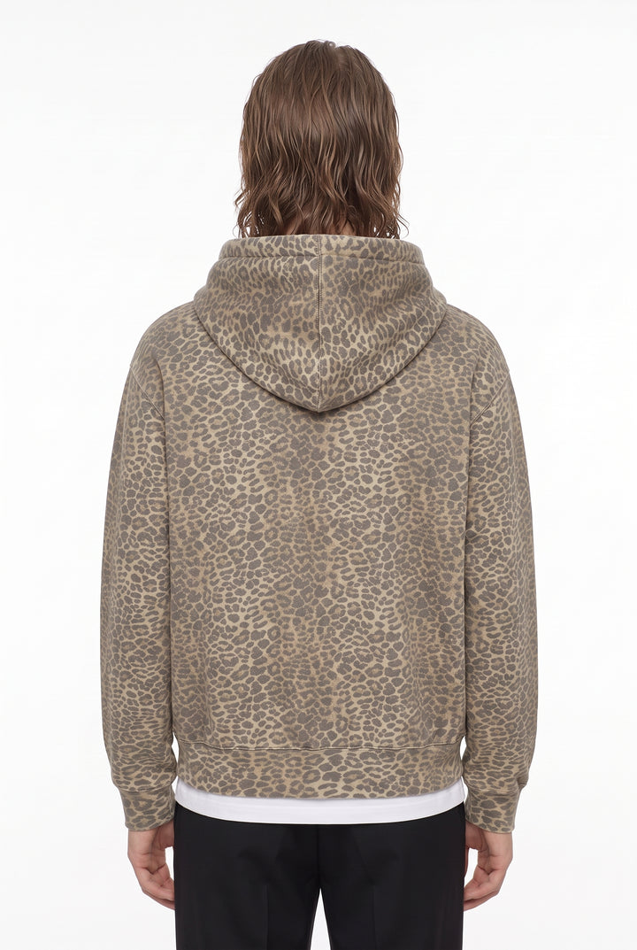 Leopard Zip Hoodie na2821