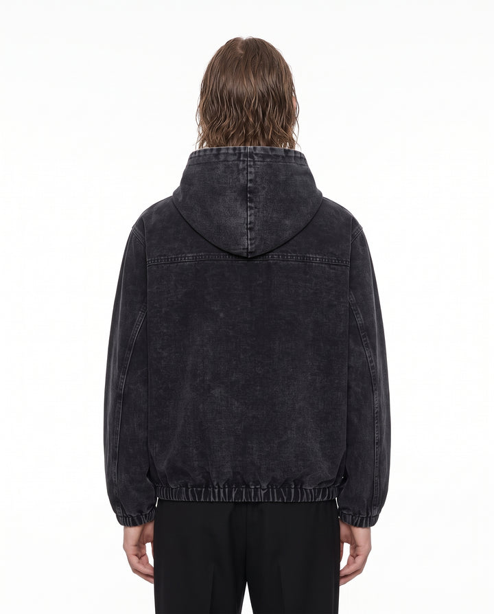 Washed Denim Hoodie na3165