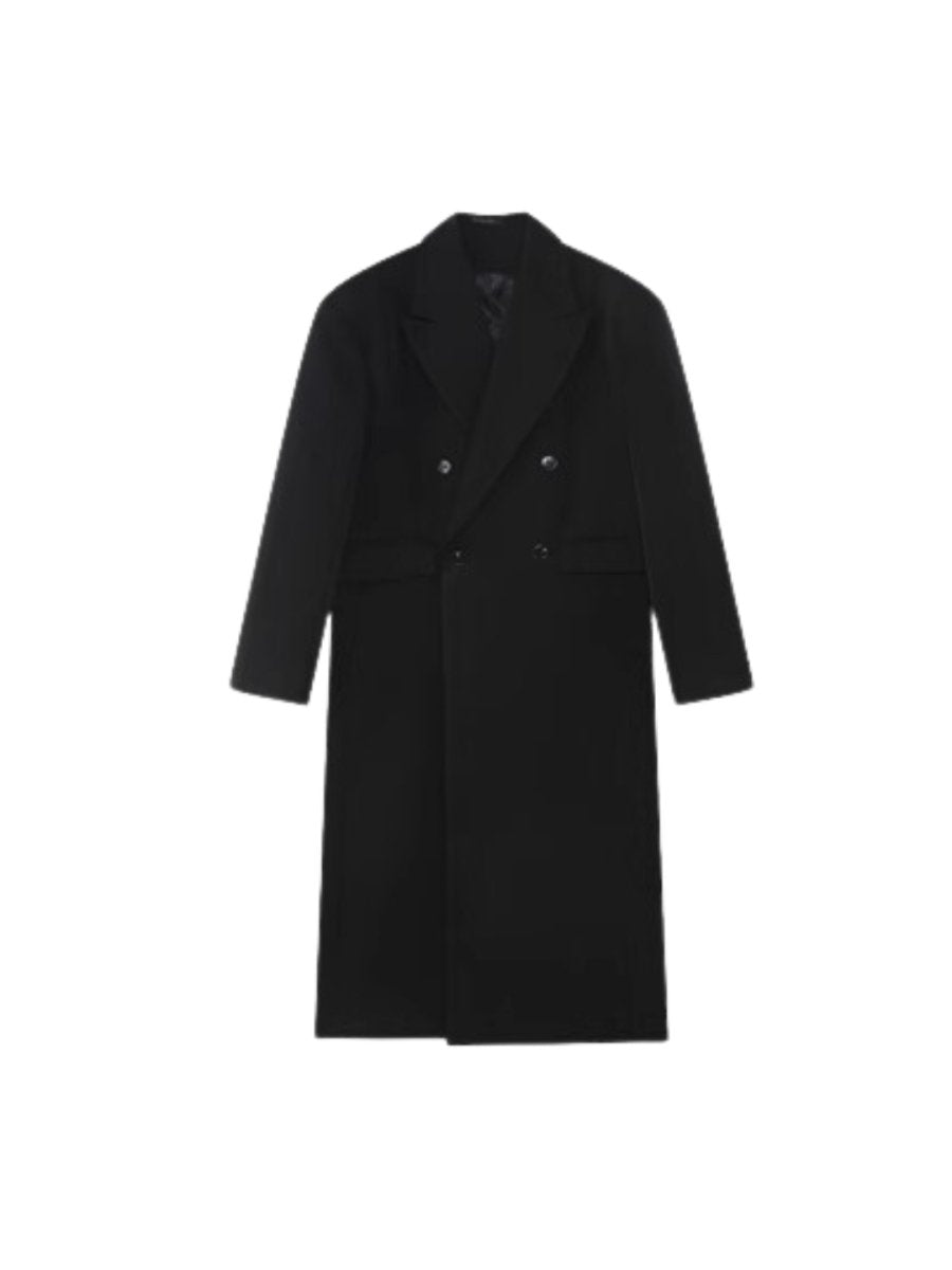 [ONELYC1NS] Korean loose long knee-length coat na1572