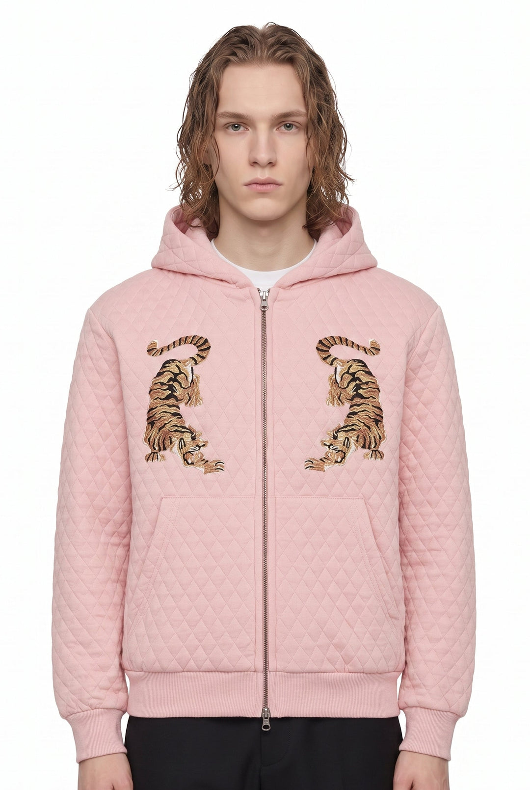 Embroidered Zip Hoodie na2820