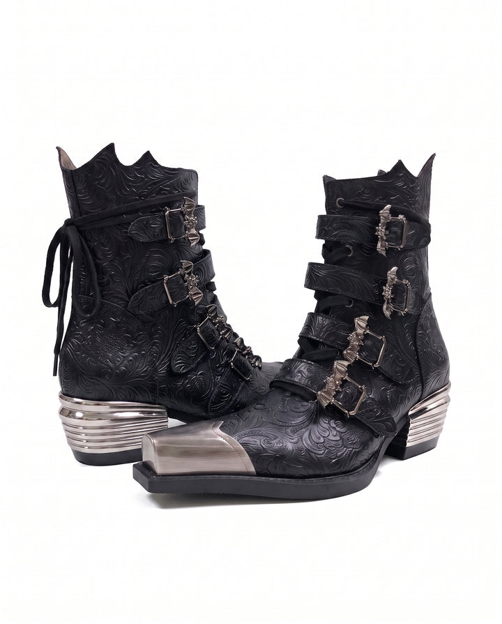 Gothic Buckle Boots na2955