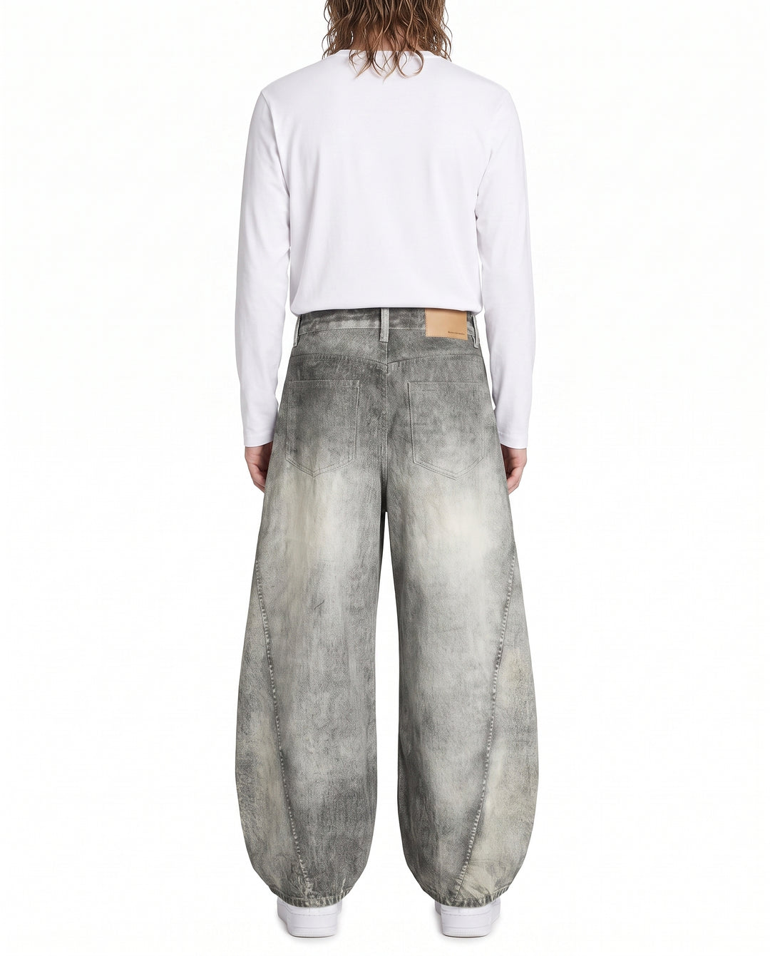 Washed Wide Jeans na3023