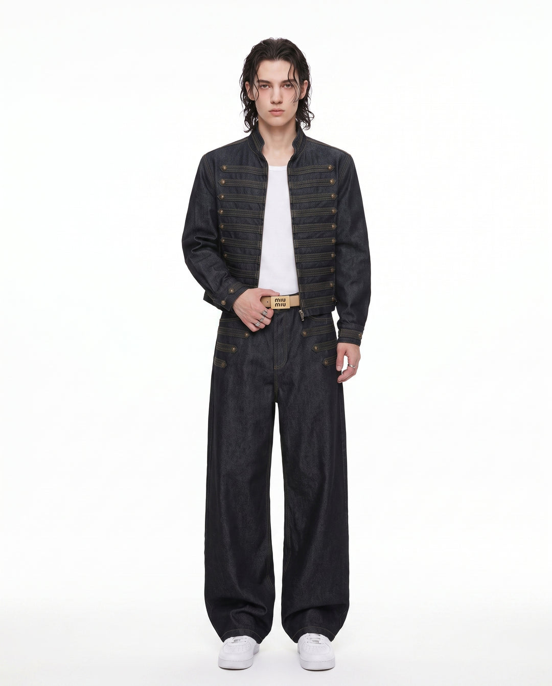 Military Denim Jacket na3101