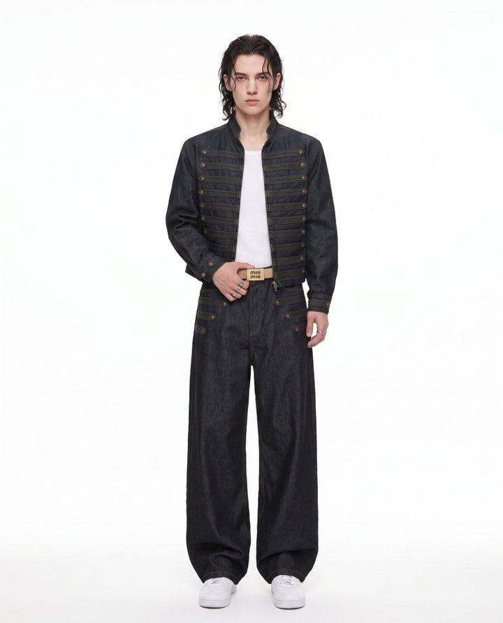 Military Denim Jacket na3101