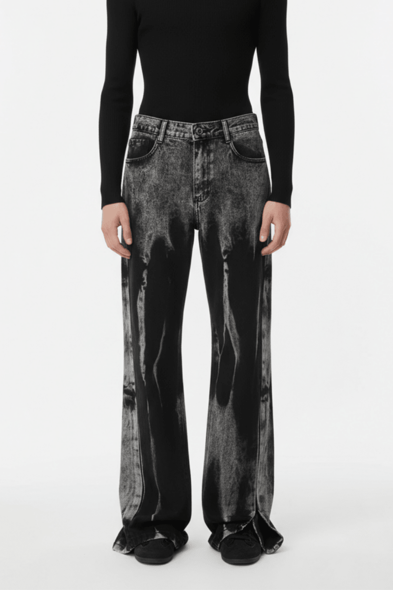 Gradient Wash Wide Flare  na2371