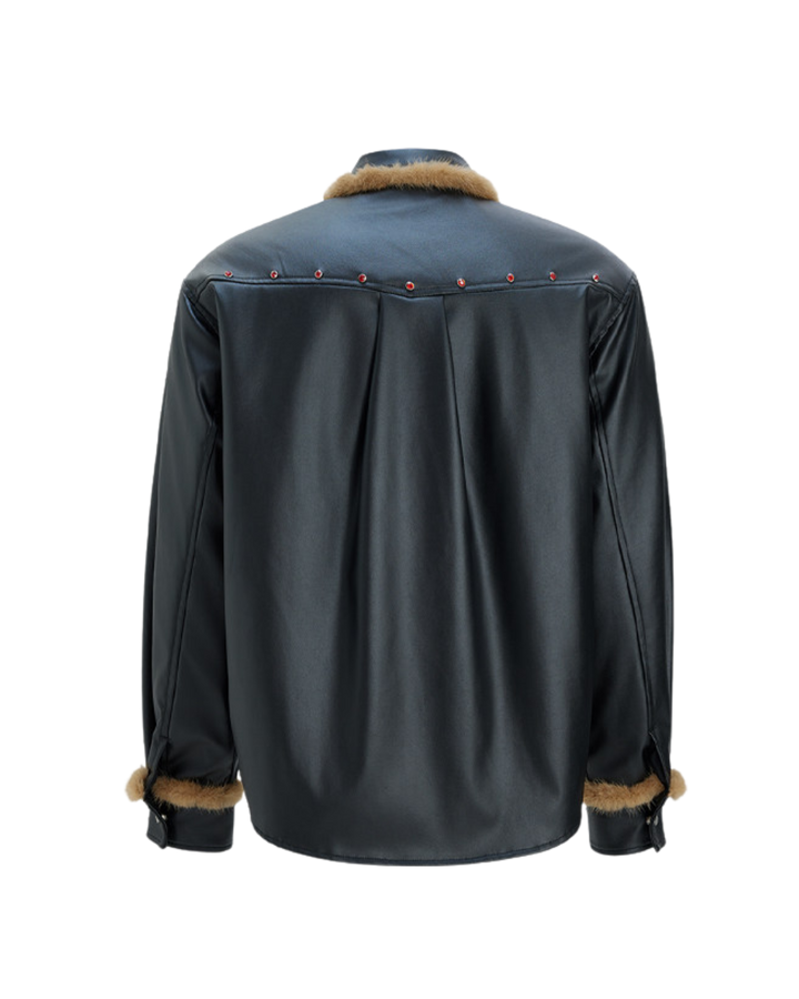 【ArguE CulturE】CRIMSON STUD LEATHER JACKET na2292