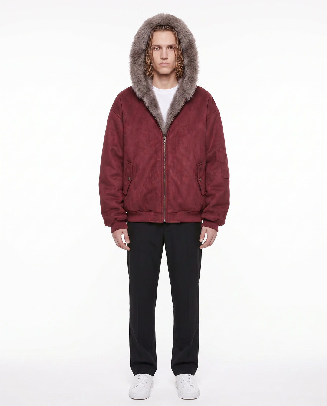 Fur Bomber Jacket na3072