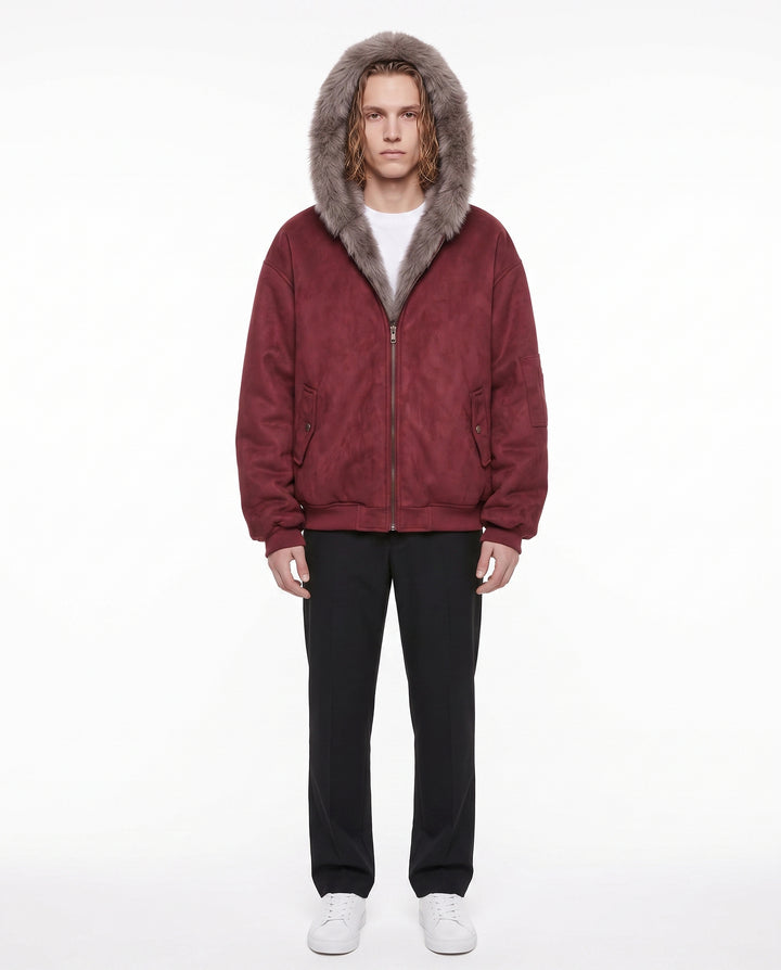 Fur Bomber Jacket na3072